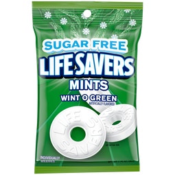 LIFE SAVERS Wint-O-Green Sugar Free Mints Bag, 2.75 oz image