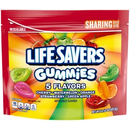 LIFE SAVERS Gummies 5 Flavors Candy Sharing Size Bag, 14.5 oz image