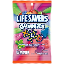 LIFE SAVERS X's & O's Gummies Bag, 7 oz image