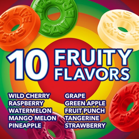 LIFE SAVERS Fruit Variety Hard Candy Sharing Size Bag, 14.5 oz