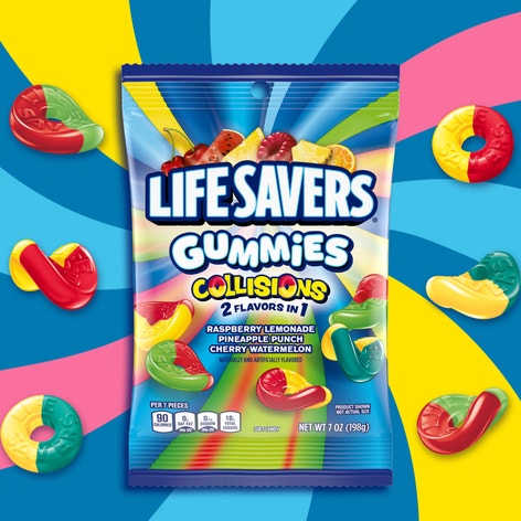 LIFE SAVERS Collisions Gummies Bag, 7 oz | Life Savers