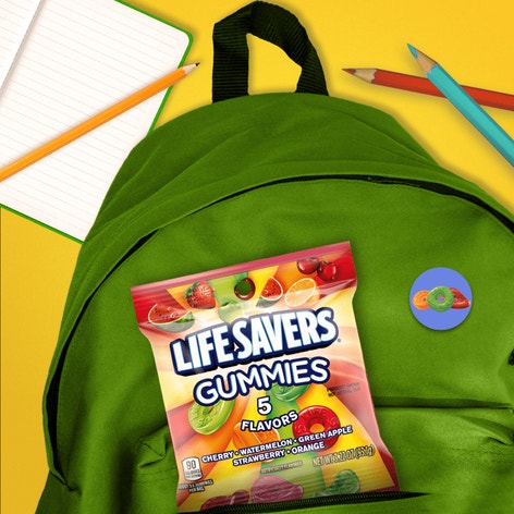 LIFE SAVERS Five Flavor Fruity Gummy Candy Pack, 3.22 oz