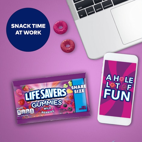 LIFE SAVERS Wild Berries Gummies Share Size Bag, 4.2 oz