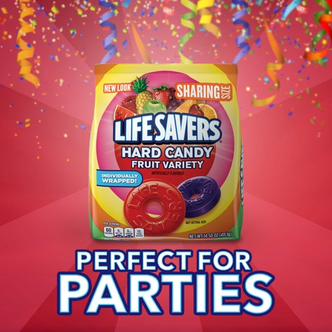 LIFE SAVERS Fruit Variety Hard Candy Sharing Size Bag, 14.5 oz