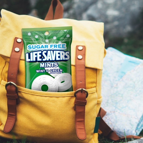 LIFE SAVERS Wint-O-Green Sugar Free Mints Bag, 2.75 oz