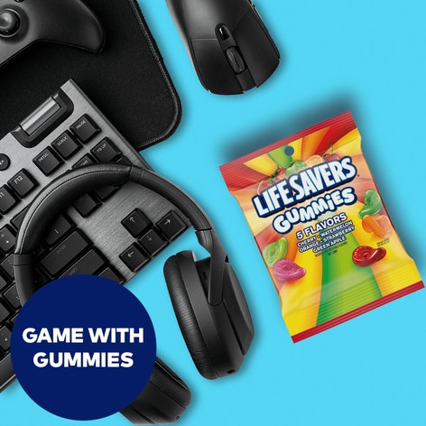 LIFE SAVERS Gummies 5 Flavors Candy Small Peg Bag, 4.6 oz