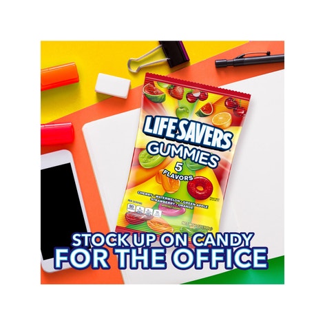 LIFE SAVERS 5 Flavors Gummies Bag, 7 oz