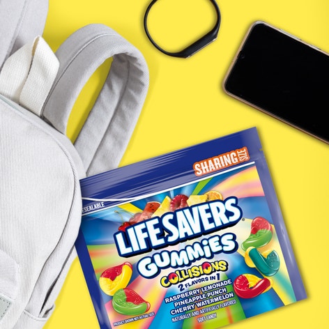 LIFE SAVERS Gummies Collisions Candy Sharing Size Bag, 14.5 oz