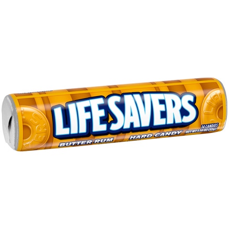 LIFE SAVERS Butter Rum Hard Candy, 1.14 Ounce (Pack of 20)