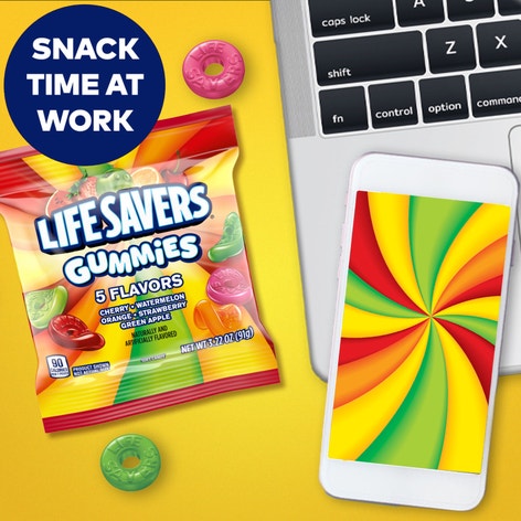 LIFE SAVERS Five Flavor Fruity Gummy Candy Pack, 3.22 oz