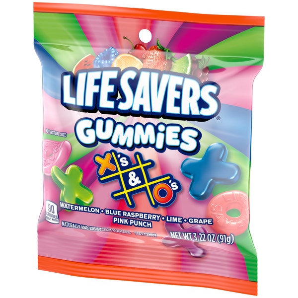 LIFE SAVERS X's & O's Gummy Candy Pack, 3.22 oz