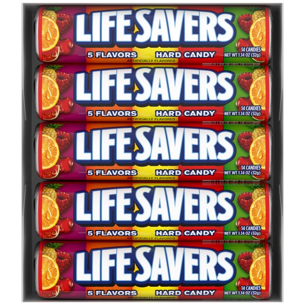 LIFE SAVERS Five Flavors Hard Candy, 1.14 Ounce (Pack of 20)