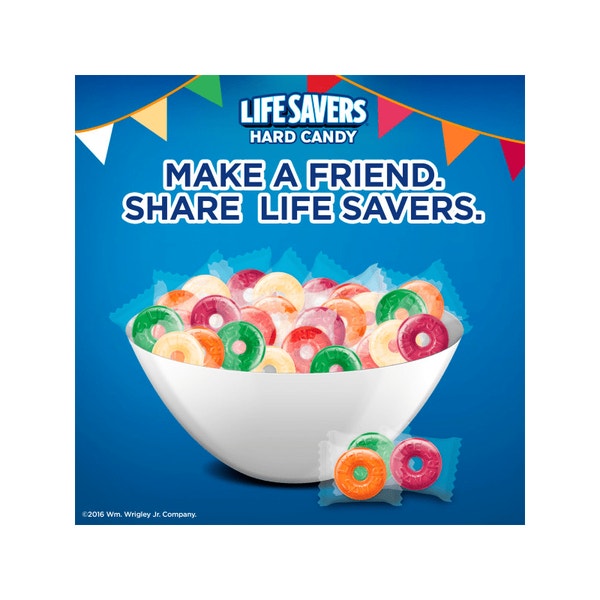 LIFE SAVERS 5 Flavors Hard Candy Bag, 6.25 oz