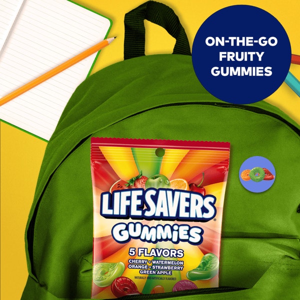 LIFE SAVERS 5 Flavors Gummies Bag, 7 oz
