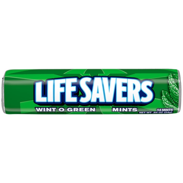 LIFE SAVERS Wint-O-Green Mints Single Roll, 0.84 oz