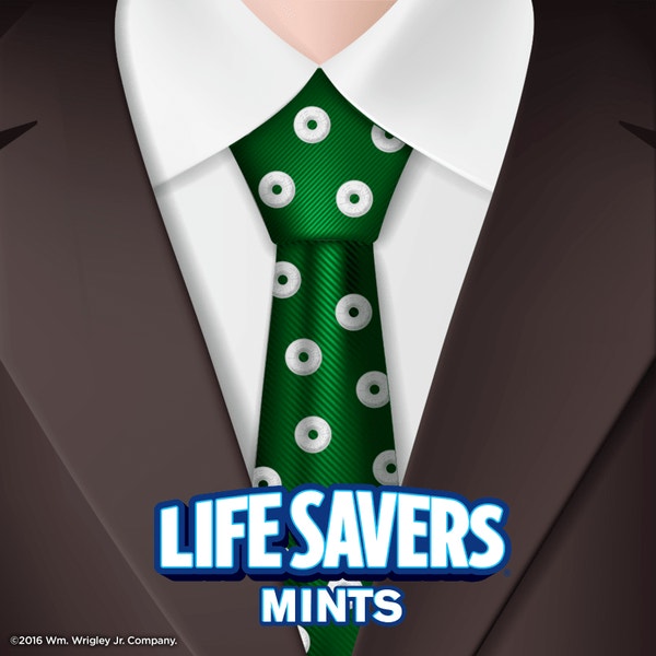 LIFE SAVERS Pep-O-Mint Sugar Free Mints Bag, 2.75 oz