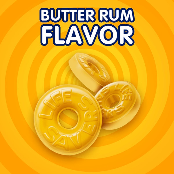 LIFE SAVERS Butter Rum Hard Candy, 1.14 Ounce (Pack of 20)