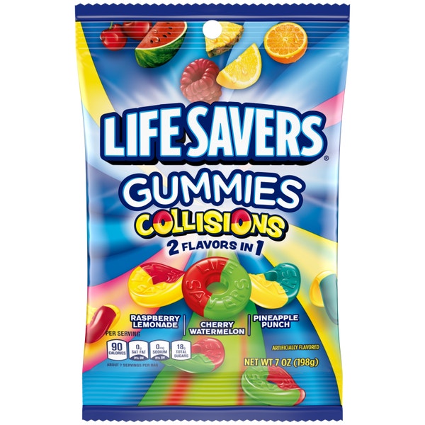 LIFE SAVERS Collisions Gummies Bag, 7 oz