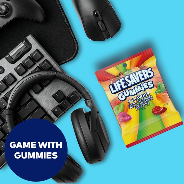 LIFE SAVERS Gummies 5 Flavors Candy Small Peg Bag, 4.6 oz | Life