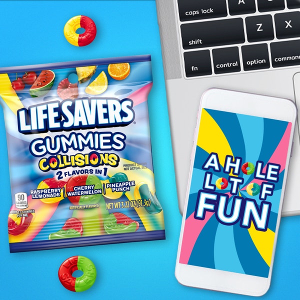 LIFE SAVERS Collisions Gummy Candy Pack, 3.22 oz