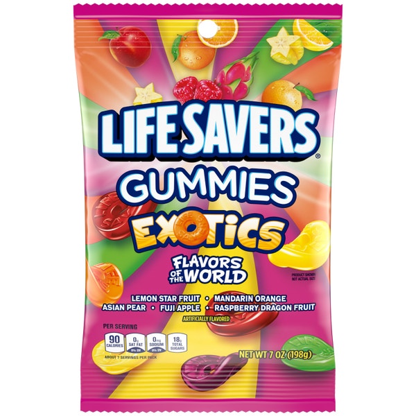 LIFE SAVERS Exotics Gummies, 7 oz