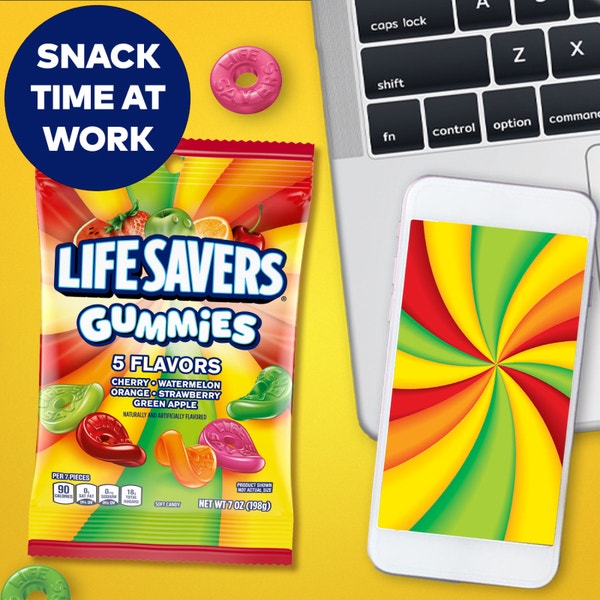 LIFE SAVERS 5 Flavors Gummies Bag, 7 oz
