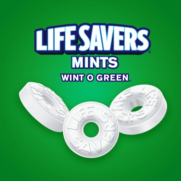 LIFE SAVERS Wint-O-Green Mints Bag, 6.25 oz